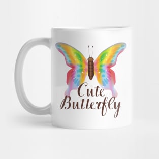 Cute Colorful Butterfly Mug